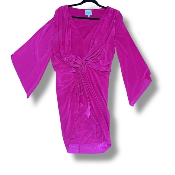 NWOT MISA Pink Mini Teget Mini Dress - Size Medium - Picture 4 of 13